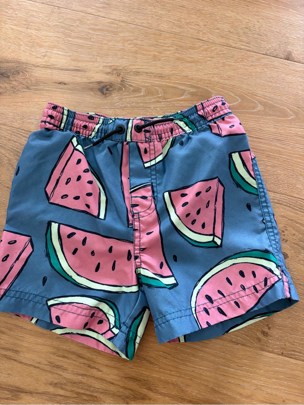 Tea Boys Watermelon Print Swim Shorts in Pink & Blue